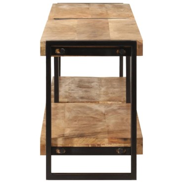 vidaXL Έπιπλο Τηλεόρασης 200x30x40cm από Μασίφ Ξύλο Μάνγκο
