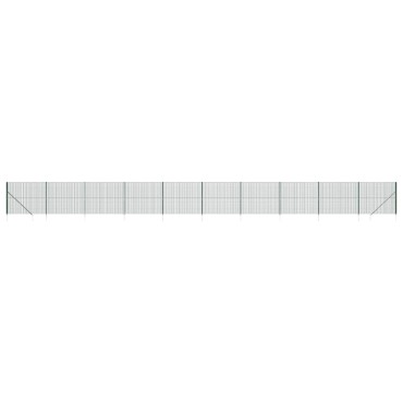 vidaXL Συρματόπλεγμα Περίφραξης Πράσινο 1,8x25 μ. με Καρφωτές Βάσεις
