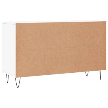 vidaXL Ντουλάπι Λευκό 100x36 x60cm Επεξεργασμένο Ξύλο 1 τεμ.