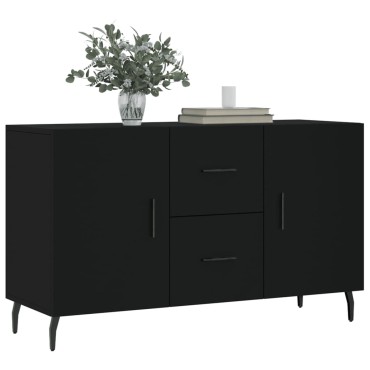 vidaXL Ντουλάπι Μαύρο 100x36x60cm από Επεξεργασμένο Ξύλο 1 τεμ.