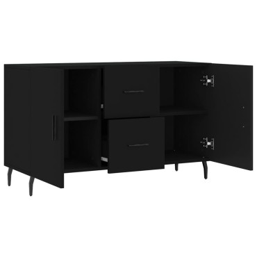 vidaXL Ντουλάπι Μαύρο 100x36x60cm από Επεξεργασμένο Ξύλο 1 τεμ.