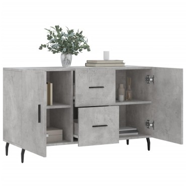 vidaXL Ντουλάπι Γκρι Σκυροδέματος 100x36x60cm Επεξεργασμένο Ξύλο 1 τεμ.