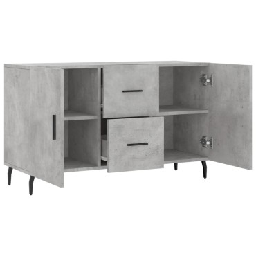 vidaXL Ντουλάπι Γκρι Σκυροδέματος 100x36x60cm Επεξεργασμένο Ξύλο 1 τεμ.