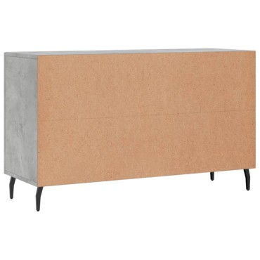 vidaXL Ντουλάπι Γκρι Σκυροδέματος 100x36x60cm Επεξεργασμένο Ξύλο 1 τεμ.