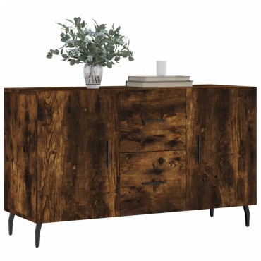 vidaXL Μπουφές Καπνιστή Δρυς 100x36x60cm Επεξεργασμένο Ξύλο 1 τεμ.