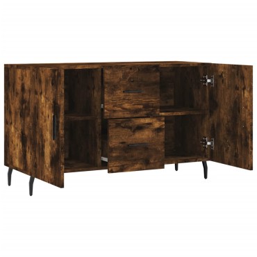 vidaXL Μπουφές Καπνιστή Δρυς 100x36x60cm Επεξεργασμένο Ξύλο 1 τεμ.