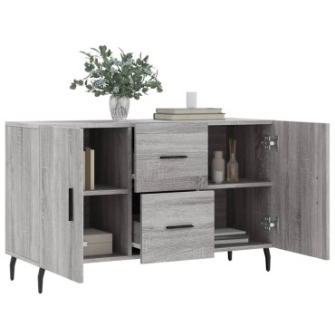vidaXL Μπουφές Γκρι Sonoma 100x36x60cm από Επεξεργασμένο Ξύλο 1 τεμ.