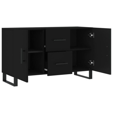 vidaXL Ντουλάπι Μαύρο 100x36x60cm από Επεξεργασμένο Ξύλο 1 τεμ.