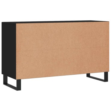 vidaXL Ντουλάπι Μαύρο 100x36x60cm από Επεξεργασμένο Ξύλο 1 τεμ.