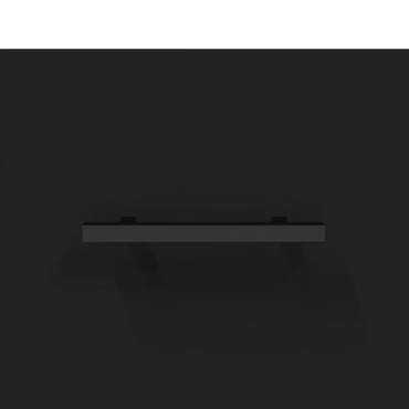 vidaXL Ντουλάπι Μαύρο 100x36x60cm από Επεξεργασμένο Ξύλο 1 τεμ.