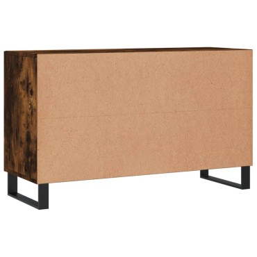 vidaXL Μπουφές Καπνιστή Δρυς 100x36x60cm Επεξεργασμένο Ξύλο 1 τεμ.