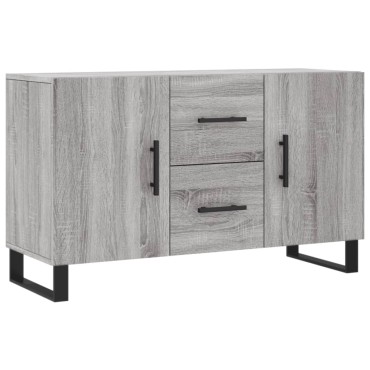 vidaXL Μπουφές Γκρι Sonoma 100x36x60cm από Επεξεργασμένο Ξύλο 1 τεμ.