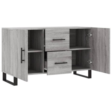 vidaXL Μπουφές Γκρι Sonoma 100x36x60cm από Επεξεργασμένο Ξύλο 1 τεμ.