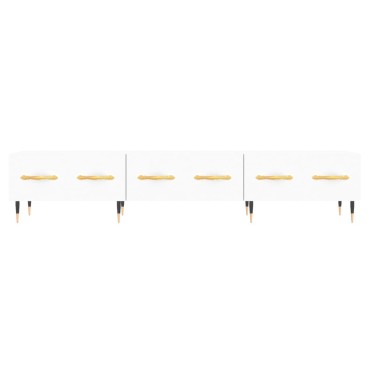 vidaXL Έπιπλο Τηλεόρασης Λευκό 150x36x30cm Επεξεργασμένο Ξύλο