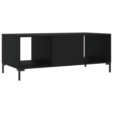 vidaXL Τραπεζάκι Σαλονιού Μαύρο 102x50x40cm από Επεξεργασμένο Ξύλο 1 τεμ.