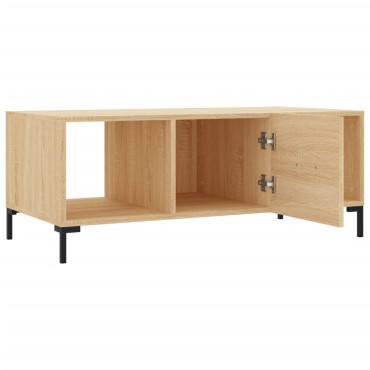 vidaXL Τραπεζάκι Σαλονιού Sonoma Δρυς 102x50x40cm από Επεξεργ. Ξύλο 1 τεμ.