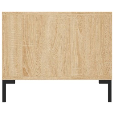 vidaXL Τραπεζάκι Σαλονιού Sonoma Δρυς 102x50x40cm από Επεξεργ. Ξύλο 1 τεμ.