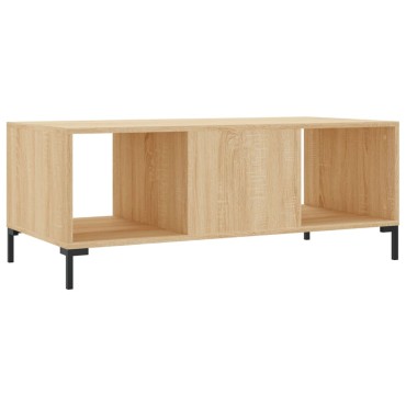 vidaXL Τραπεζάκι Σαλονιού Sonoma Δρυς 102x50x40cm από Επεξεργ. Ξύλο 1 τεμ.