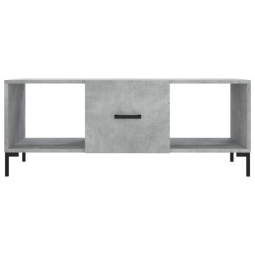 vidaXL Τραπεζάκι Σαλονιού Γκρι Σκυρ. 102x50x40cm Επεξεργασμένο Ξύλο 1 τεμ.