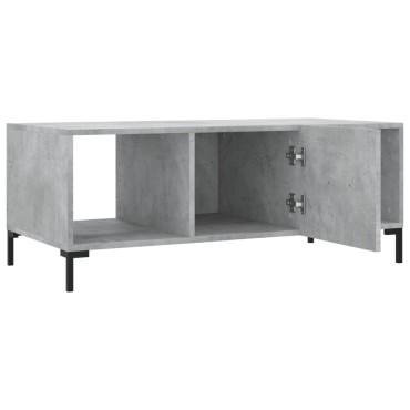 vidaXL Τραπεζάκι Σαλονιού Γκρι Σκυρ. 102x50x40cm Επεξεργασμένο Ξύλο 1 τεμ.