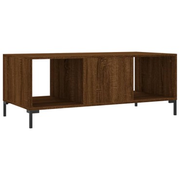 vidaXL Τραπεζάκι Σαλονιού Καφέ Δρυς 102x50x40cm Επεξεργασμένο Ξύλο 1 τεμ.