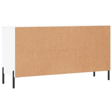 vidaXL Παπουτσοθήκη Λευκή 102x35x55cm από Επεξεργασμένο Ξύλο