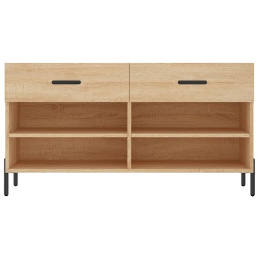 vidaXL Παπουτσοθήκη Sonoma Δρυς 102x35x55cm από Επεξεργασμένο Ξύλο