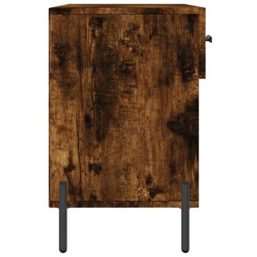 vidaXL Παπουτσοθήκη Καπνιστή Δρυς 102x35x55cm από Επεξεργασμένο Ξύλο