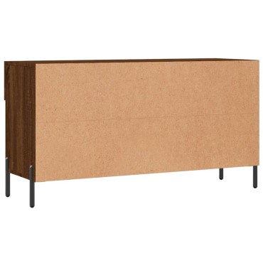 vidaXL Παπουτσοθήκη Καφέ Δρυς 102x35x55cm από Επεξεργασμένο Ξύλο