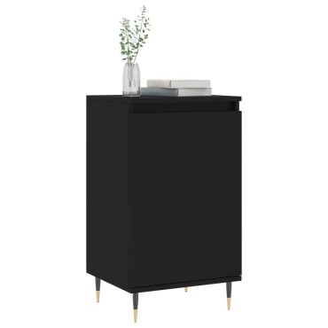 vidaXL Ντουλάπια 2 τεμ. Μαύρα 40x35x70cm από Επεξεργασμένο Ξύλο