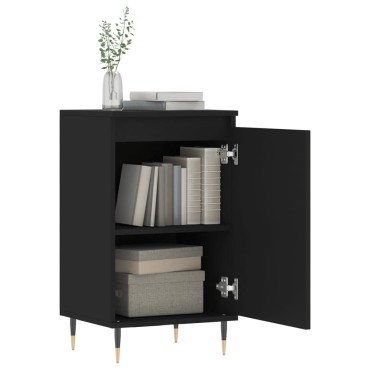 vidaXL Ντουλάπια 2 τεμ. Μαύρα 40x35x70cm από Επεξεργασμένο Ξύλο