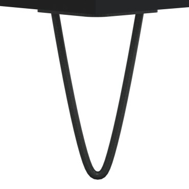 vidaXL Ντουλάπια 2 τεμ. Μαύρα 40x35x70cm από Επεξεργασμένο Ξύλο