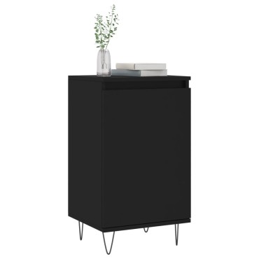 vidaXL Ντουλάπια 2 τεμ. Μαύρα 40x35x70cm από Επεξεργασμένο Ξύλο
