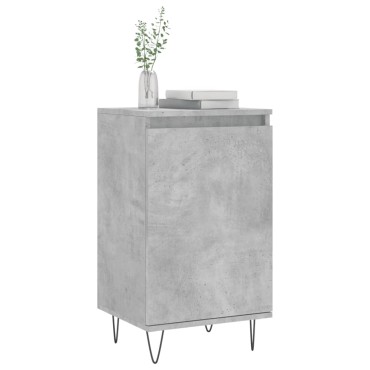 vidaXL Ντουλάπια 2 τεμ. Γκρι Σκυροδ. 40x35x70cm Επεξεργασμένο Ξύλο