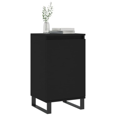 vidaXL Ντουλάπια 2 τεμ. Μαύρα 40x35x70cm από Επεξεργασμένο Ξύλο