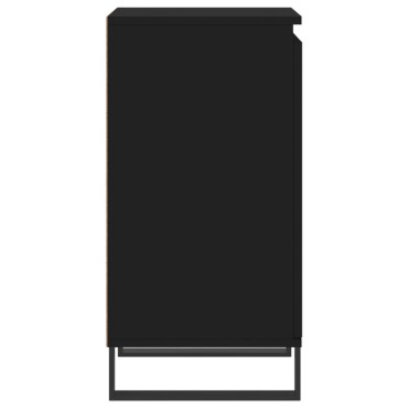 vidaXL Ντουλάπια 2 τεμ. Μαύρα 40x35x70cm από Επεξεργασμένο Ξύλο