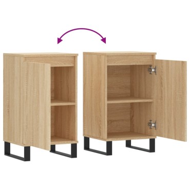 vidaXL Ντουλάπια 2 τεμ. Sonoma Δρυς 40x35x70cm Επεξεργασμένο Ξύλο