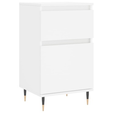 vidaXL Ντουλάπια 2 τεμ. Λευκά 40x35x70cm από Επεξεργασμένο Ξύλο