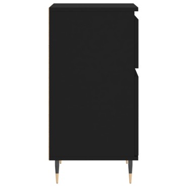vidaXL Ντουλάπια 2 τεμ. Μαύρα 40x35x70cm από Επεξεργασμένο Ξύλο