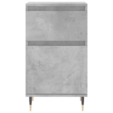 vidaXL Ντουλάπια 2 τεμ. Γκρι Σκυροδ. 40x35x70cm Επεξεργασμένο Ξύλο