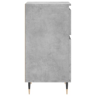 vidaXL Ντουλάπια 2 τεμ. Γκρι Σκυροδ. 40x35x70cm Επεξεργασμένο Ξύλο