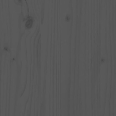 vidaXL Καναπές Μεσαίος με Μαξιλάρια Γκρι από Μασίφ Ξύλο Πεύκου 62x62x70,5cm