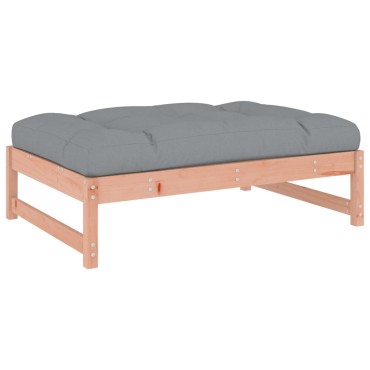 vidaXL Υποπόδιο Κήπου 120x80cm από Μασίφ Ξύλο Ψευδοτσούγκας 1 τεμ. Γωνιακός