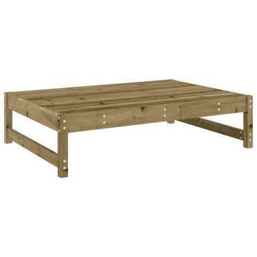 vidaXL Υποπόδιο Κήπου 120x80cm από Εμποτισμένο Ξύλο Πεύκου 1 τεμ. Γωνιακός
