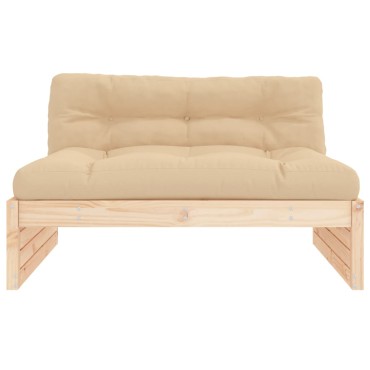 vidaXL Καναπές Μεσαίος 120x80cm από Μασίφ Ξύλο Πεύκου
