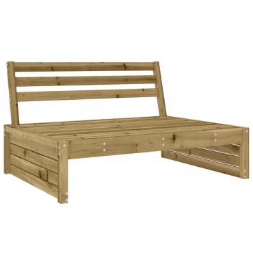 vidaXL Καναπές Μεσαίος 120x80cm από Εμποτισμένο Ξύλο Πεύκου