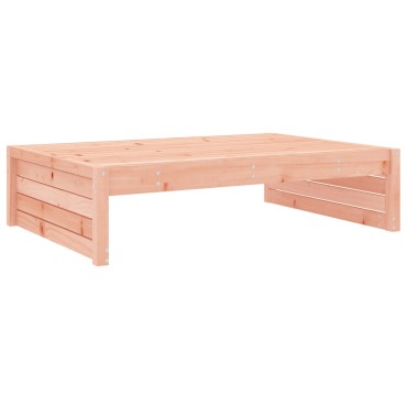 vidaXL Υποπόδιο Κήπου 120x80cm από Μασίφ Ξύλο Ψευδοτσούγκας 1 τεμ. Γωνιακός