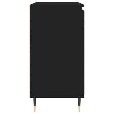 vidaXL Μπουφές Μαύρος 104x35x70cm από Επεξεργασμένο Ξύλο 1 τεμ.