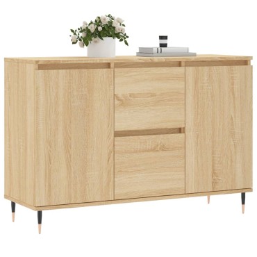 vidaXL Μπουφές Sonoma Δρυς 104x35x70cm από Επεξεργασμένο Ξύλο 1 τεμ.