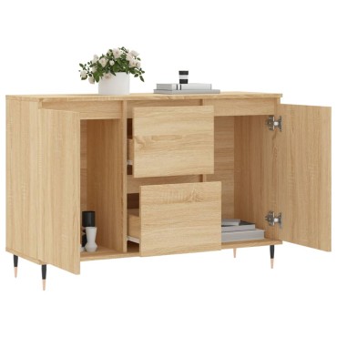 vidaXL Μπουφές Sonoma Δρυς 104x35x70cm από Επεξεργασμένο Ξύλο 1 τεμ.